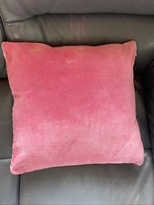 John Lewis Pink Velvet Cushion