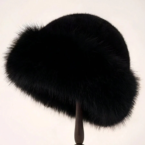 Women solid plush faux fur - plush,