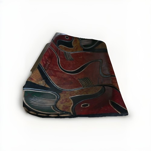 Large hand carved wooden - hand, bowl