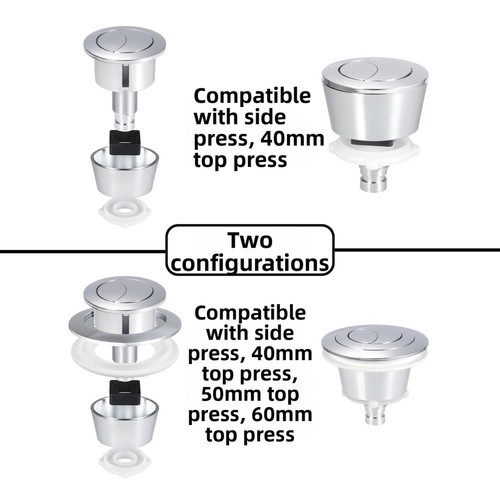 Toilet flush button - toilet,