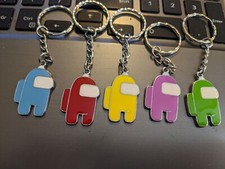 Among Us Crewmate Keyring Bag Tag Gamer