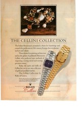 ROLEX CELLINI AUTOMATIC COLLECTION 1985 Original Advertising Watch 1 Page