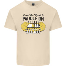 Paddle On White Water Rafting Dinghy Funny Mens Light Cotton T-Shirt