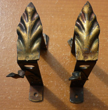 (2) Antique Swing Arm Curtain