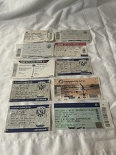 WEST BROMWICH ALBION - WBA - Bundle Of 10 Game Tickets Home And Away