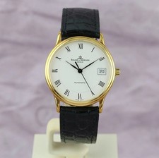 18k Solid Gold Baume & Mercier Classima Automatic MV045075 Unisex Watch 33mm