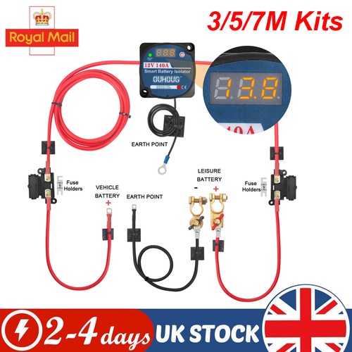 Split charge relay kit ready - charge,