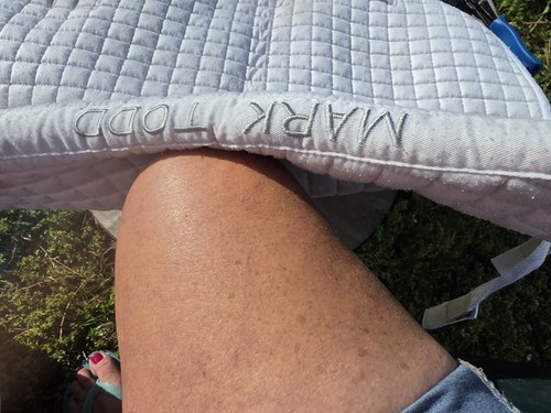 White mark todd saddle pad - saddle,