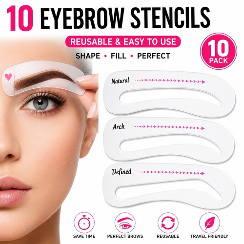 Pack eyebrow stencils - pack,