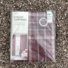 New Pair Next Red Grey Checked