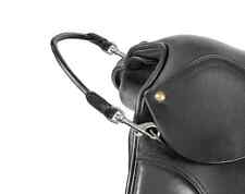 Shires Velociti Gara Leather Balance Strap | Black or Havana | Saddle Strap