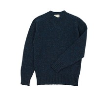 Merino Wool Donegal Crew Neck