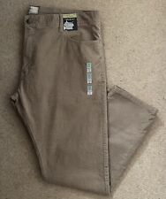 MARKS & SPENCER MENS BEIGE SLIM FIT CORD TROUSERS Waist 42” Leg 29” Bnwt