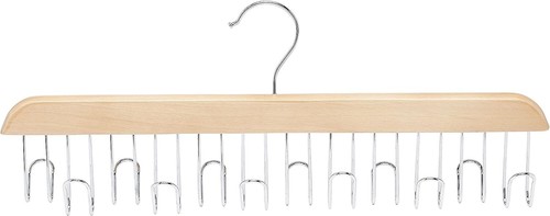 Wooden belt tie hanger - wooden,