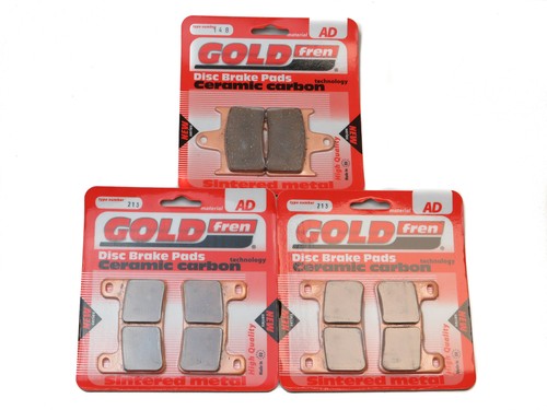 Brake pads front rear - rear, for