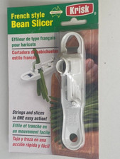 Runner Bean Slicer KRISK strings slices tops tails Kitchen gadget Green Beans