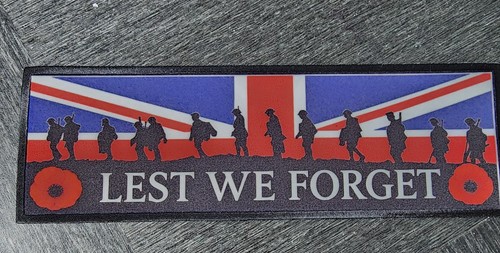 Lest forget military - forget,