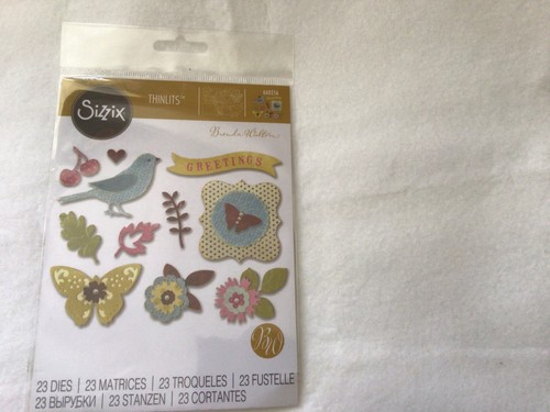 Floral wreath 23pc sizzix - floral,