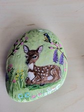 Hand Painted Resin Coated