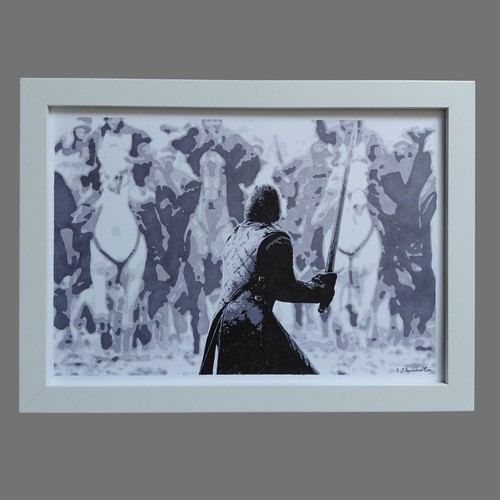 Original hand drawn jon snow - drawn,