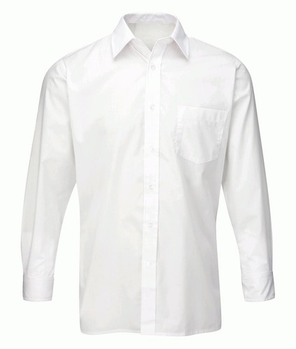 White mens security polycotton - white,