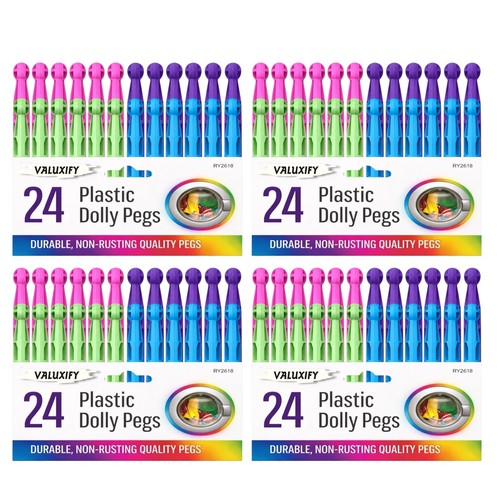 Plastic dolly pegs strong - dolly,