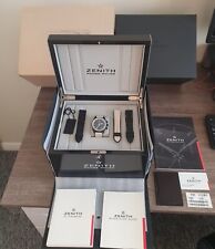 Zenith Chronomaster El Primero Range Rover 42mm Ceramic Watch UNWORN! Full Set!