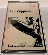 TURQUOISE LED ZEPPELIN RARE CASSETTE SUPERB SOUND PAPER LABEL DAMAGED SIDE 1
