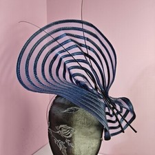 navy blue ostrich quill spine