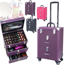 Makeup Case Trolley Nail Polish Beauty Organizer Drawers Cosmetic Storage Box UK