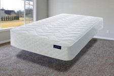Cool Blue 22cm Deep Sprung Memory  Quilted Mattress