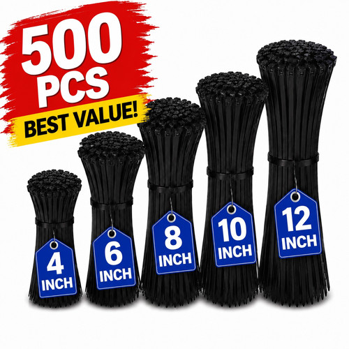 500 pcs heavy duty cable - 500,