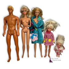Barbie 1980s / 1990s Bundle - Ken, Barbie, Skipper, Stacie, Kelly, Need TLC