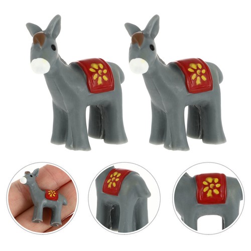 5pcs durable resin donkey mini - 5pcs,