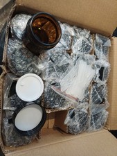 12 Cosmetic Jars Eith Lids