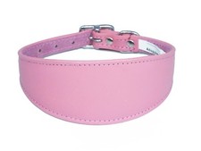 Plain Pink Leather Whippet