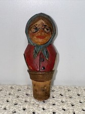 Vintage Carved Wood Figural