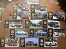 16 Vauxhall Dealer Cards..inc