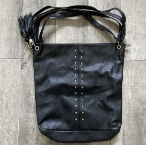 Black faux leather - f&f,