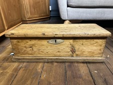 Antique Wooden Tool Chest with