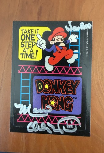 1982 topps donkey kong jump - topps,
