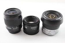 Vintage Autofocus Camera Lenses Inc Canon 28-90mm & Nikon 35-80mm Working  x 2