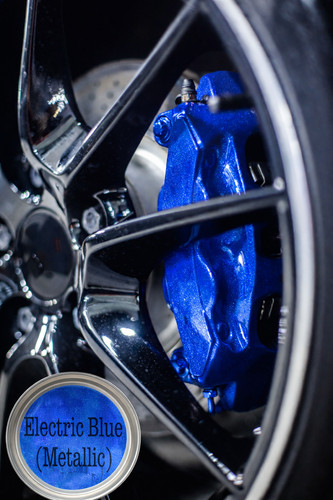 Electric blue metallic gloss - blue,