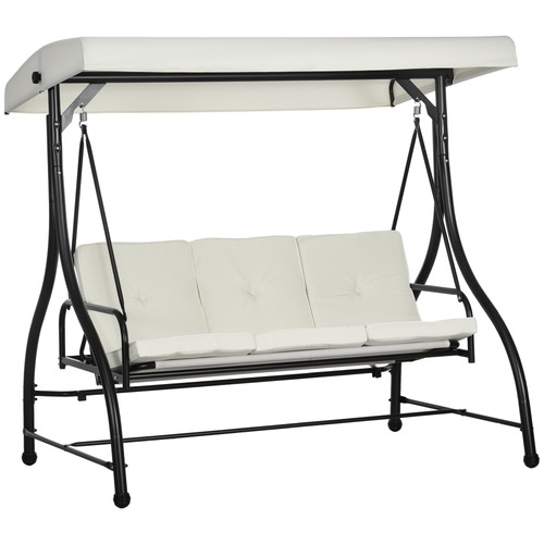 Outsunny seater canopy swing - outsunny, 3