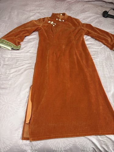 Vintage orange corduroy - vintage,