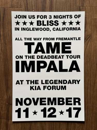 Tame impala poster - tame,