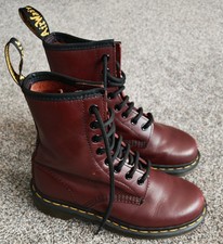 Oxblood Red Dr Martens Boots Size UK Airwair Unisex