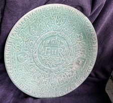 Vintage Wedgwood  & Co. Queen Elizabeth II Coronation Commonwealth Plate - 1953