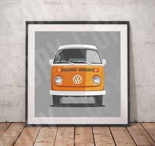 VW Camper van Artwork Print