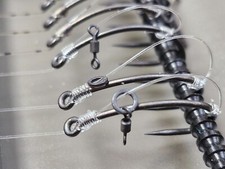 D Rig Pre Tied Carp Korda IQ2 Clear Flouro Clear 3, 5 or 10 pack Teflon Hook